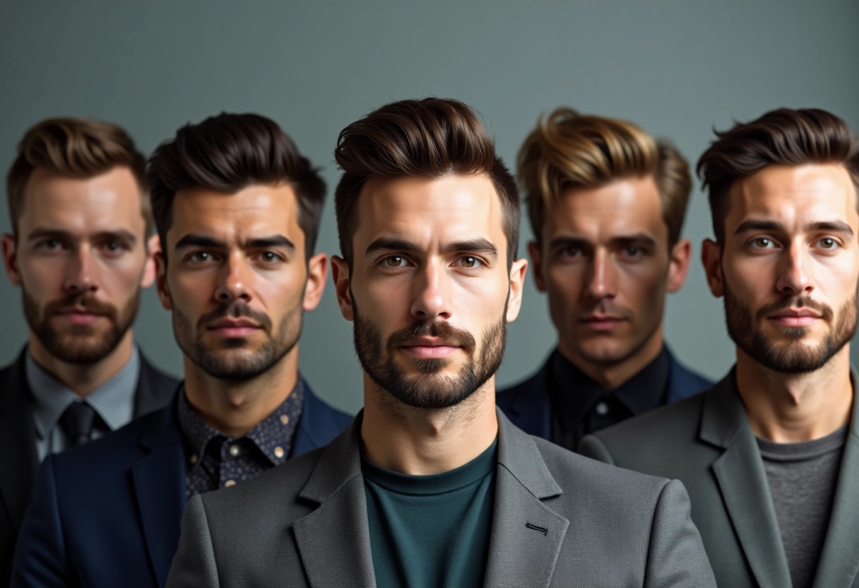 homme visage