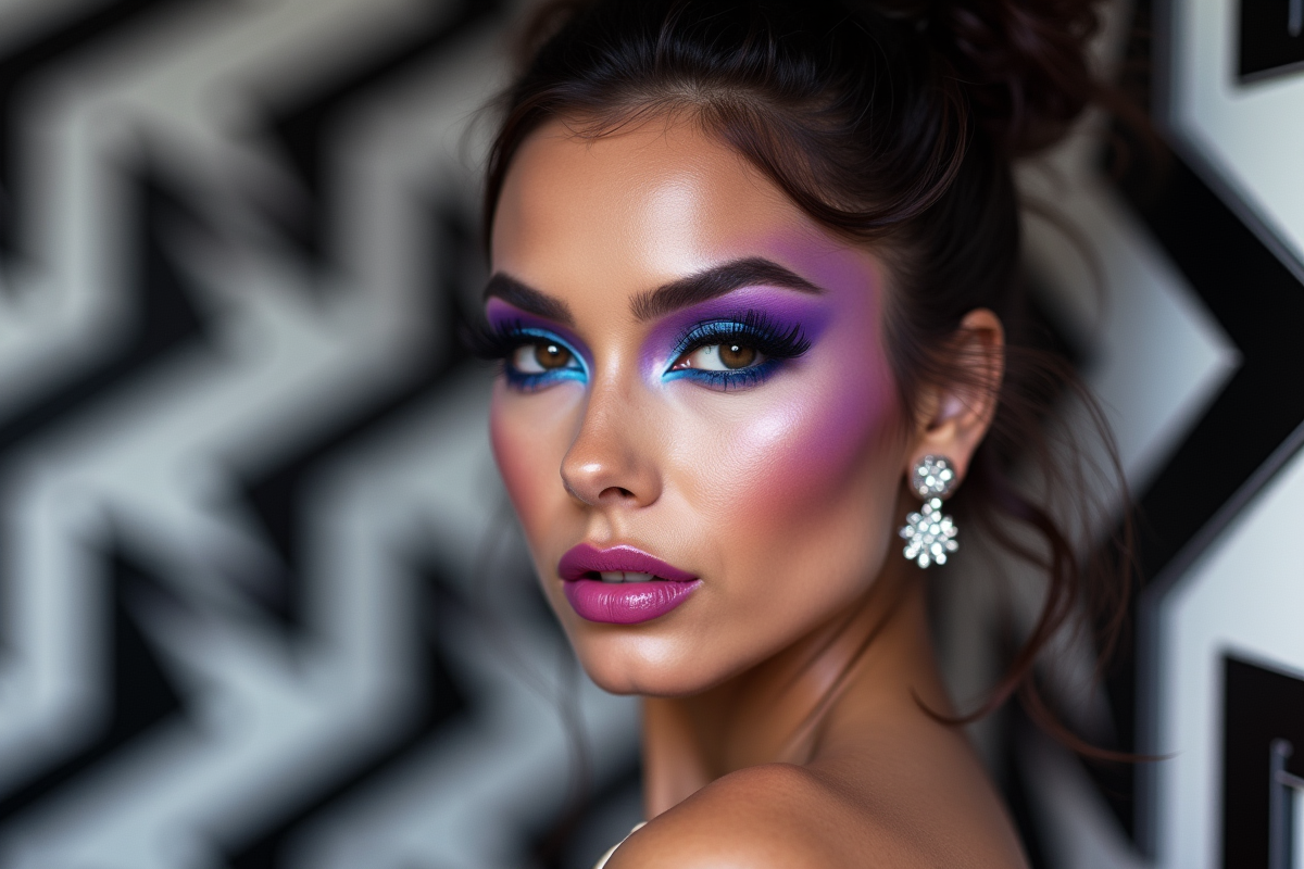 maquillage années 80