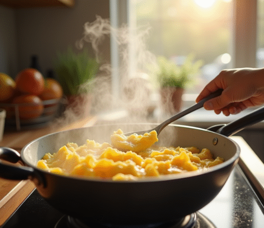 Recette d’œufs brouillés au bain-marie : techniques pour un plat savoureux
