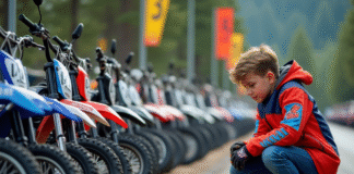 Comment sélectionner sa motocross 50 cm³ homologuée Adolescent en motocross comparant des fiches techniques