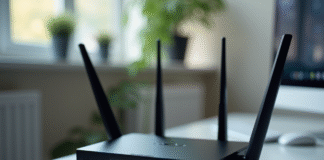 Routeur internet sans fil avec code erreur C1 affiché